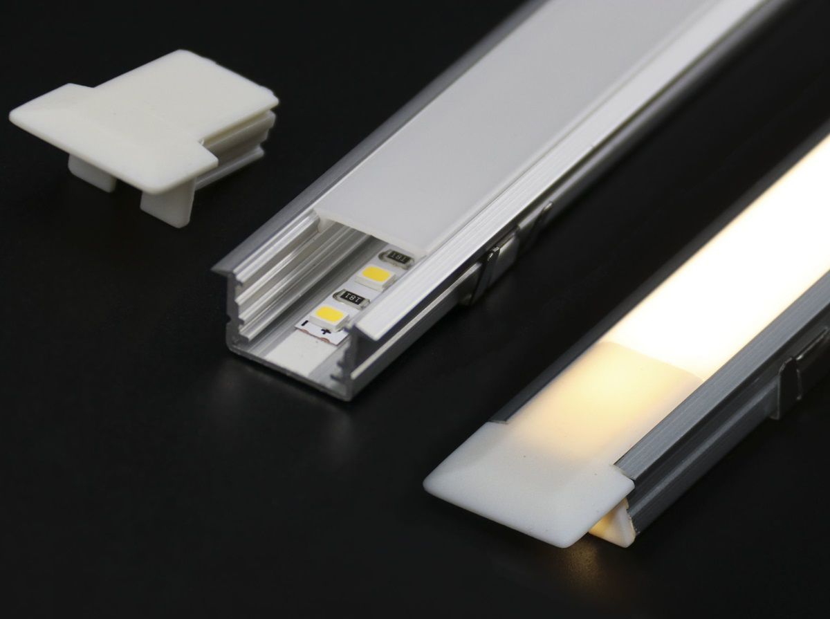 Perfil de aluminio para tiras LED